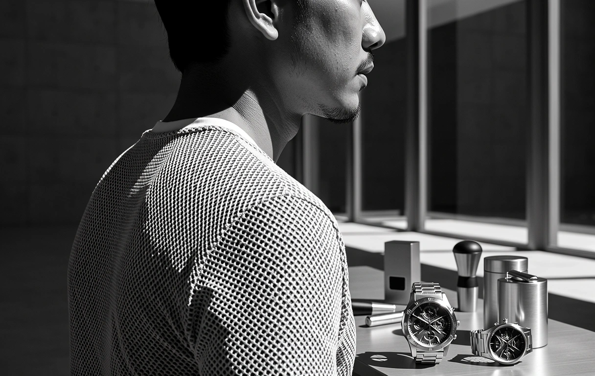 Mesh-Knit Shirt
