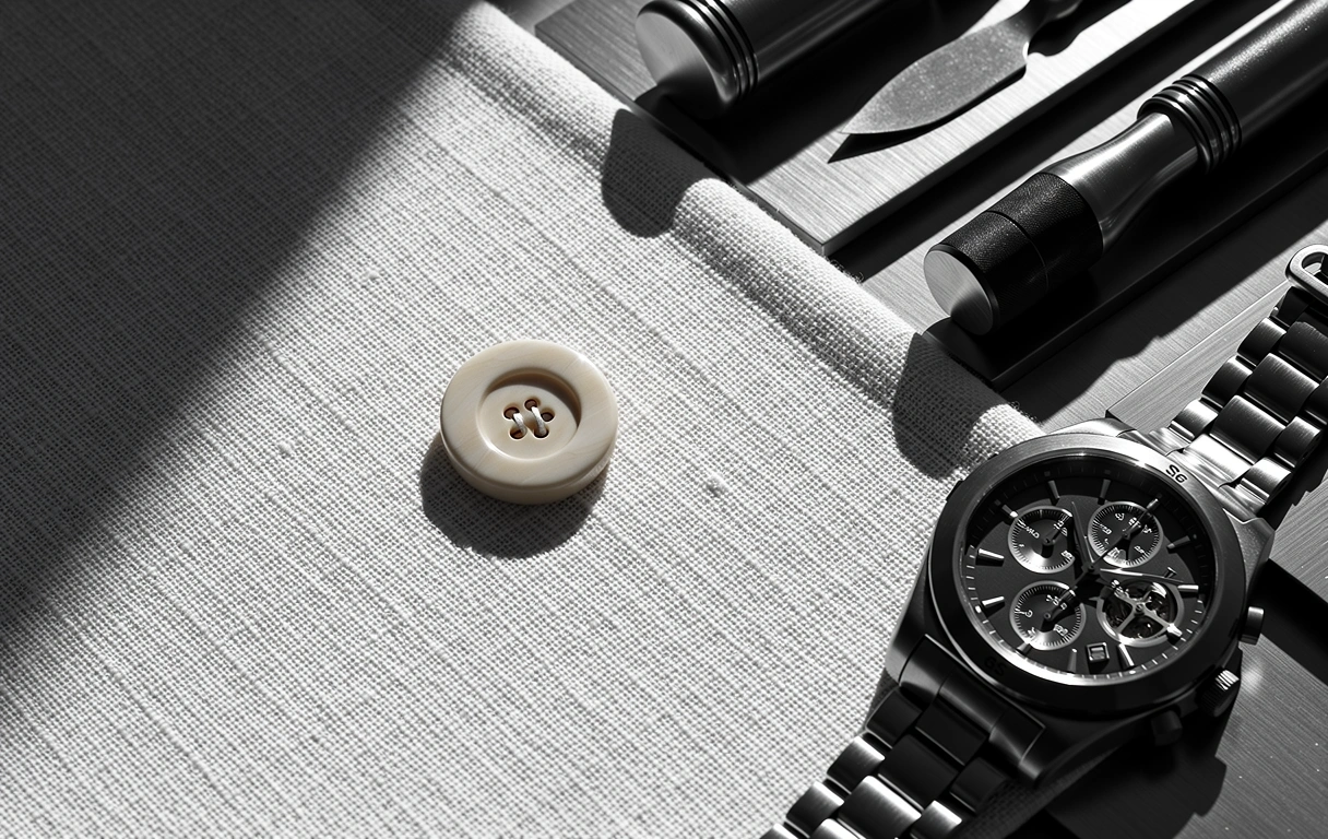 Textile detail of high-quality shirting